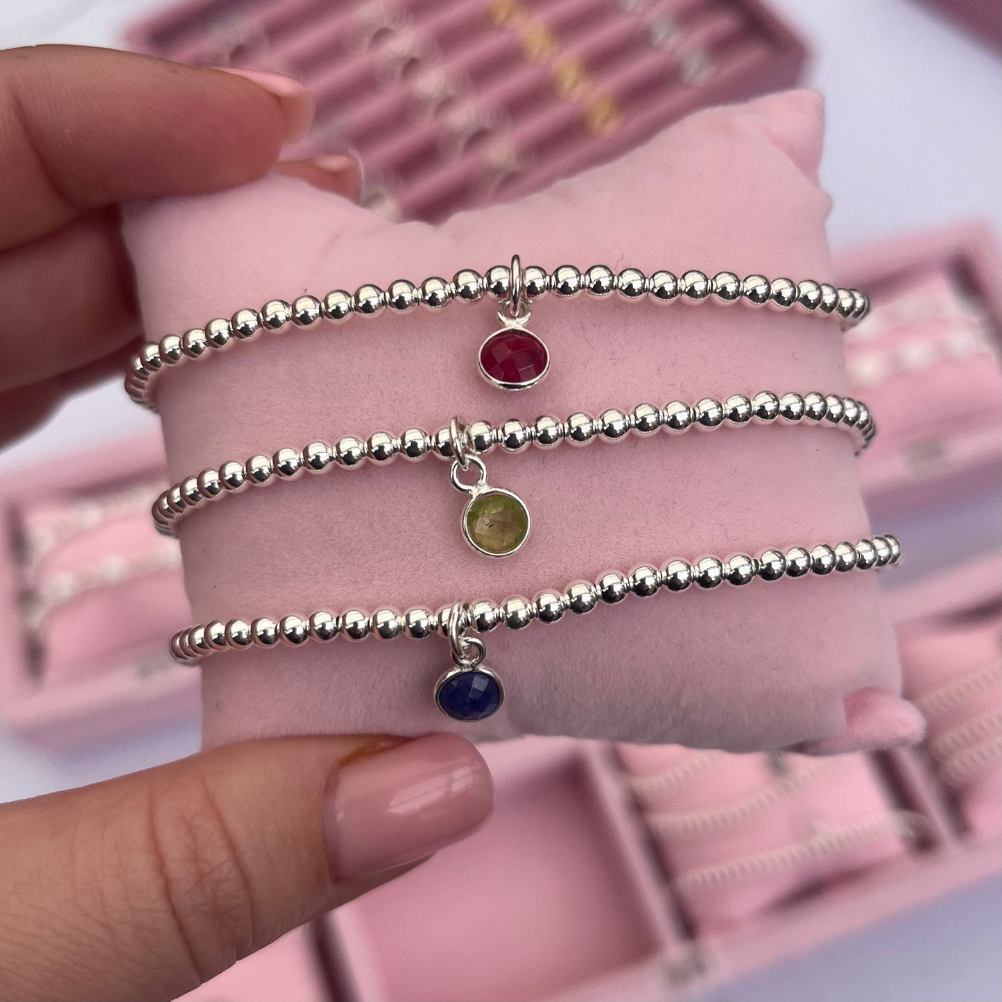 Birthstone Charm Bracelet