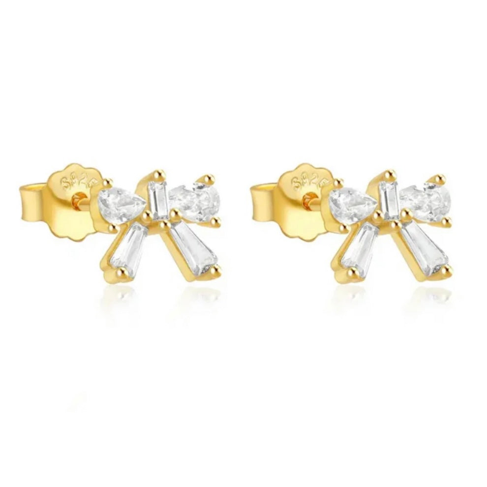 Crystal Bow Studs