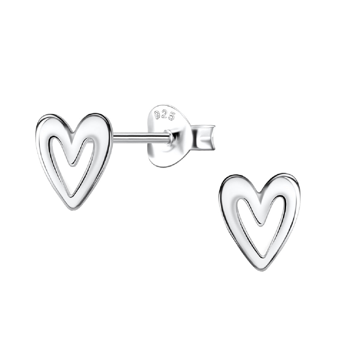 Dainty Heart Studs